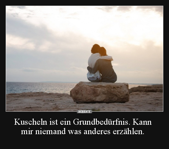 Kuscheln ist ein Grundbedürfnis.. - Lustige Bilder | DEBESTE.de