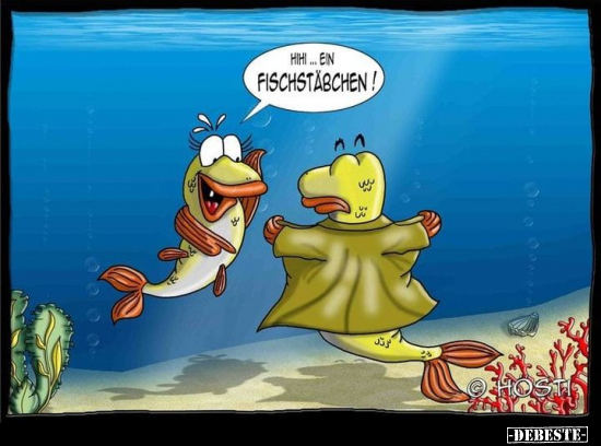 Hihi... Ein Fischstäbchen!.. - Lustige Bilder | DEBESTE.de