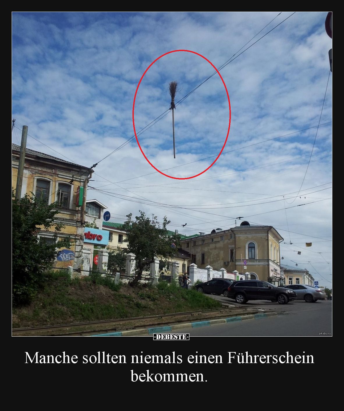 Manche sollten niemals einen Führerschein bekommen.