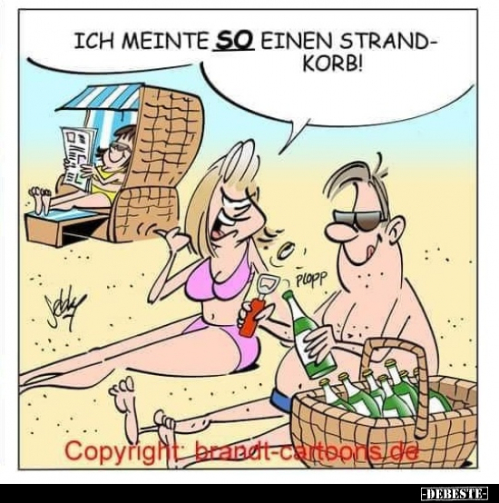Ich meinte so einen Strandkorb!.. - Lustige Bilder | DEBESTE.de