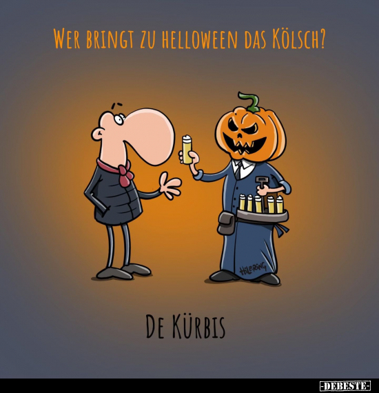 Wer bringt zu Helloween das Kölsch?.. - Lustige Bilder | DEBESTE.de