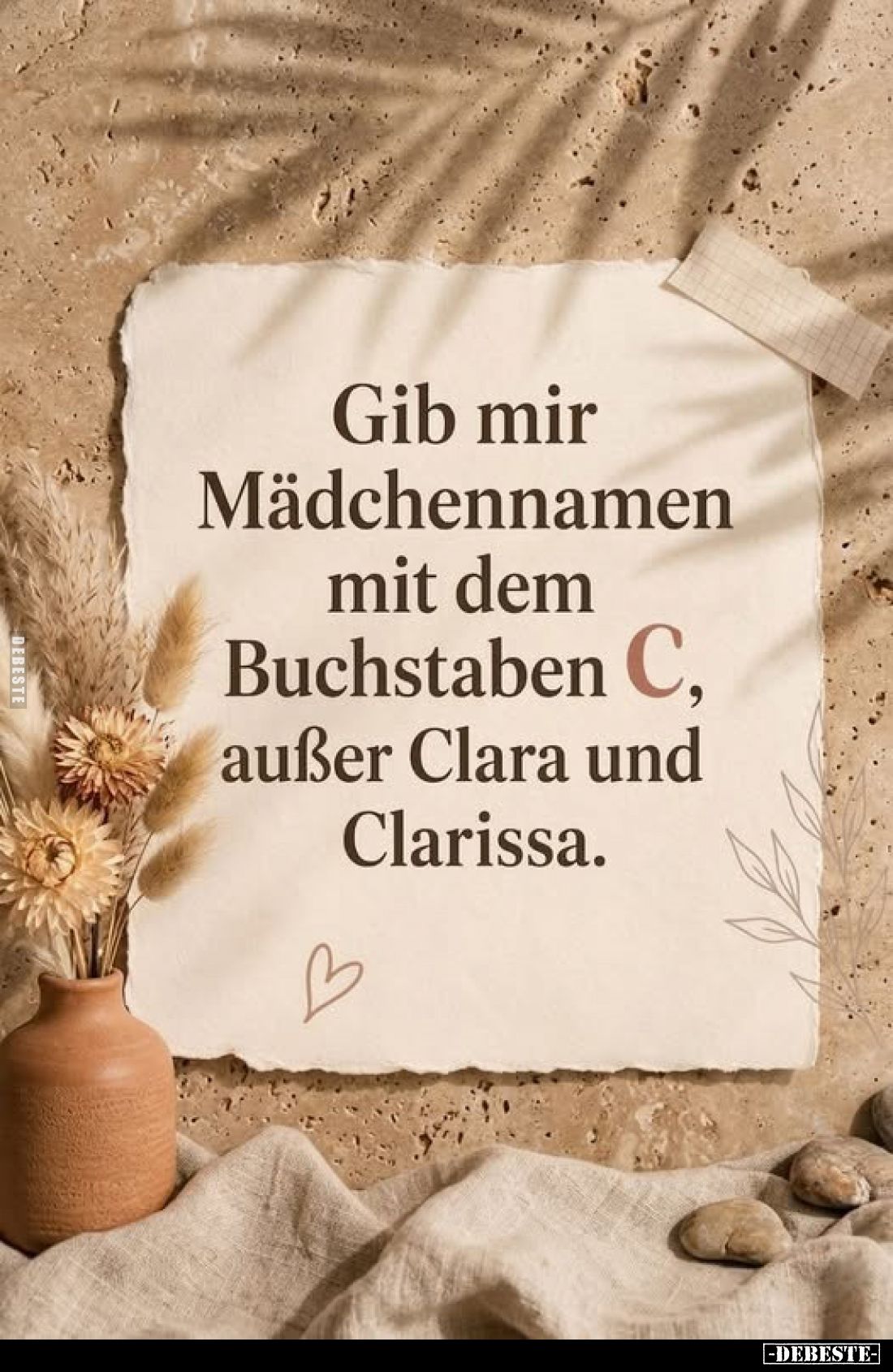Gib mir Mädchennamen mit dem Buchstaben C, außer Clara und Clarissa.