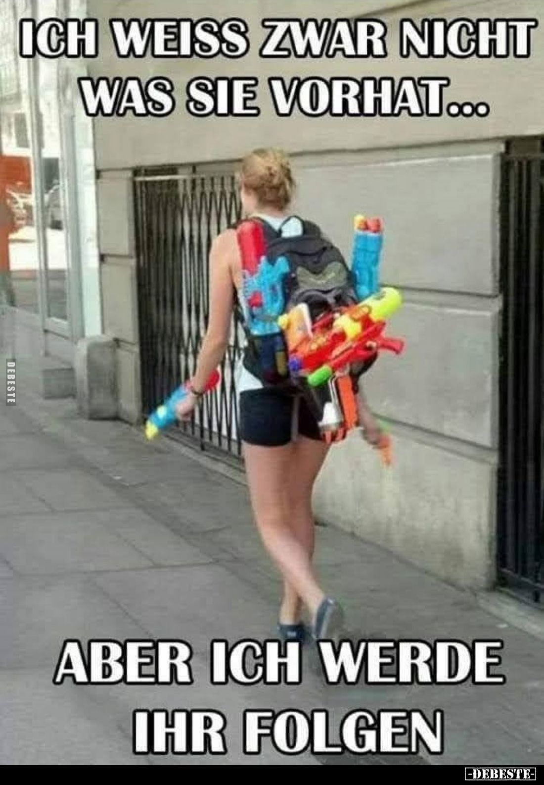 Ich weiß zwar nicht was sie vorhat...
Aber ich werde ihr folgen.