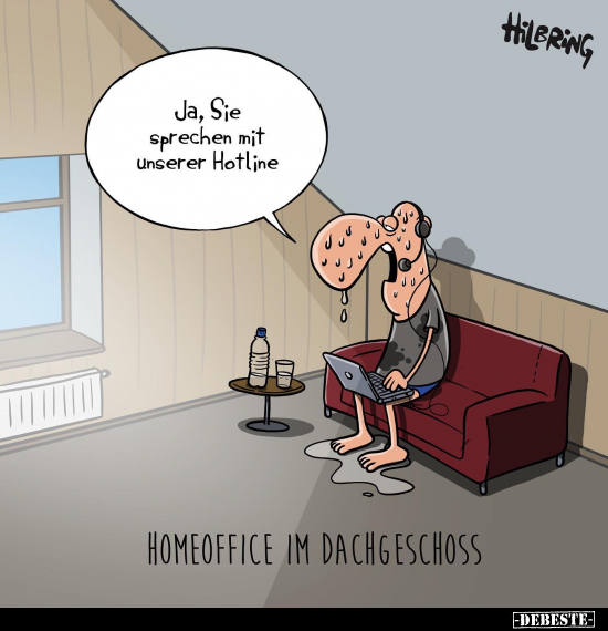 Homeoffice im Dachgeschoss.. - Lustige Bilder | DEBESTE.de