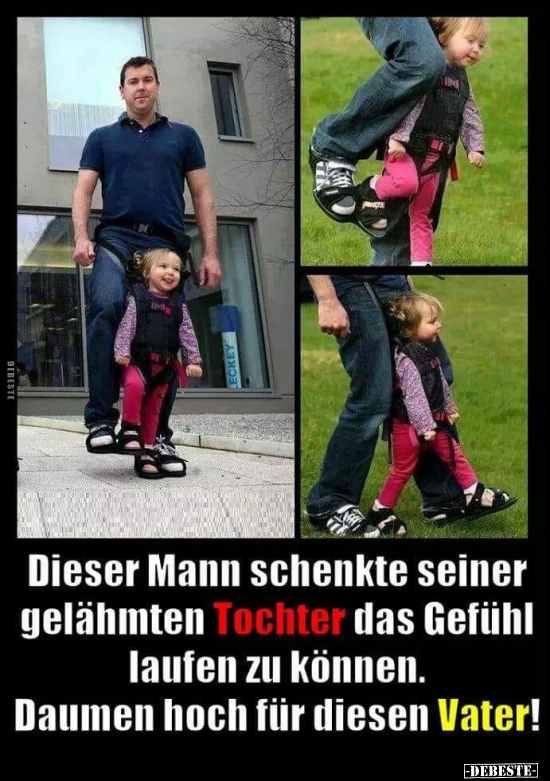 Dieser Mann schenkte seiner gelähmten Tochter das Gefühl laufen.. - Lustige Bilder | DEBESTE.de