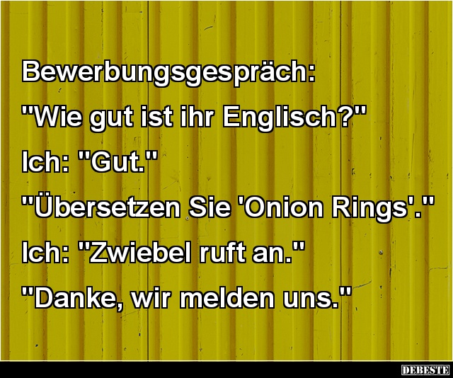 Bewerbungsgespräch.. - Lustige Bilder | DEBESTE.de