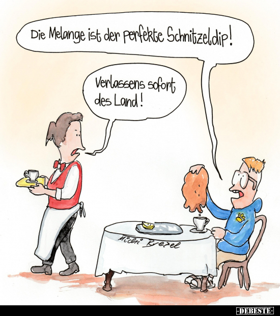 Die Melange ist der perfekte Schnitzeldip!.. - Lustige Bilder | DEBESTE.de