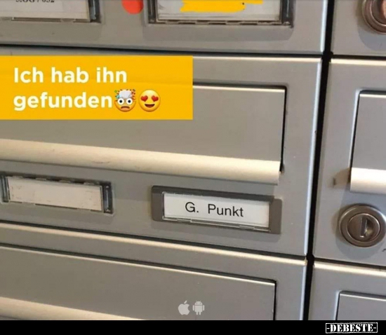Ich hab ihn gefunden...