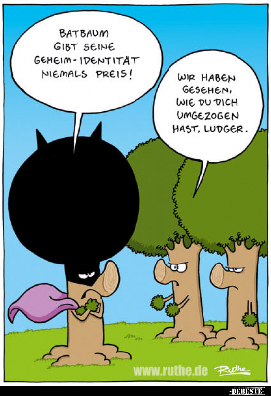 Batbaum gibt seine Geheimn-Identität niemals Preis!...