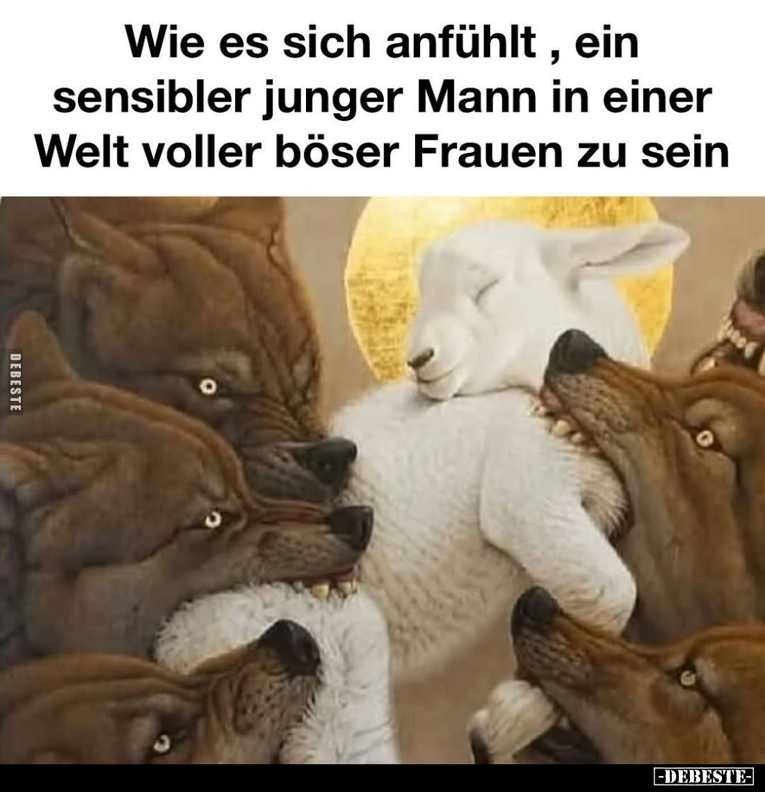 Wie es sich anfühlt, ein sensibler junger Mann in einer Welt voller böser Frauen zu sein.