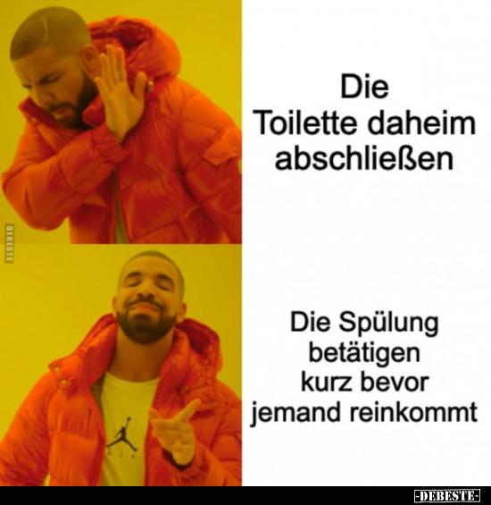 Die Toilette daheim abschließen.. - Lustige Bilder | DEBESTE.de