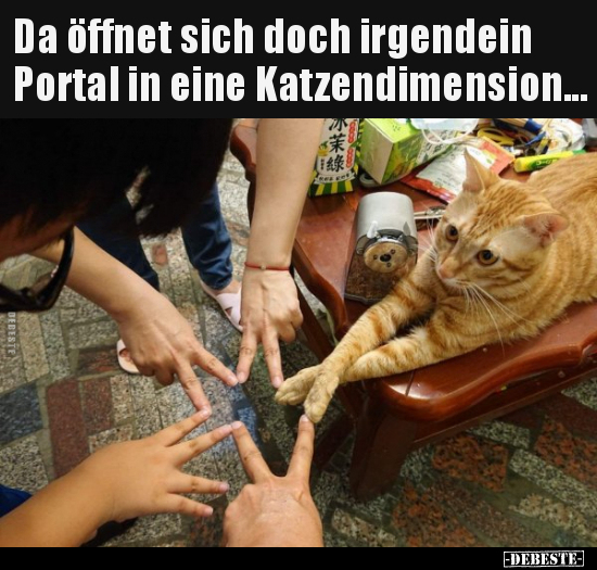Da öffnet sich doch irgendein Portal in eine..