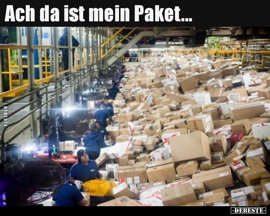 Ach da ist mein Paket...