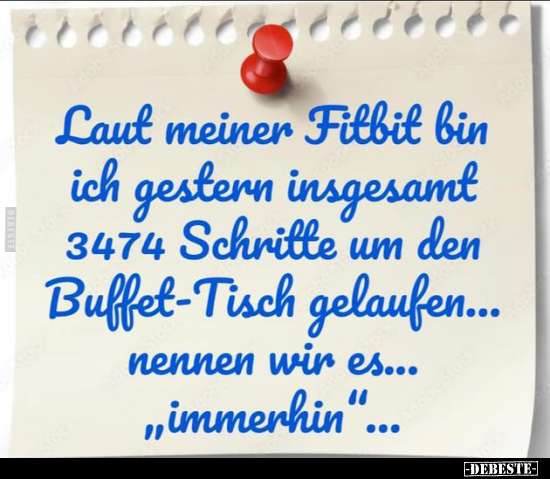 Laut meiner Fitbit bin ich gestern insgesamt.. - Lustige Bilder | DEBESTE.de