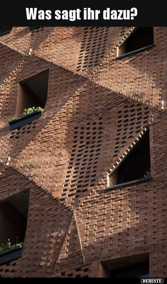 Was sagt ihr dazu?