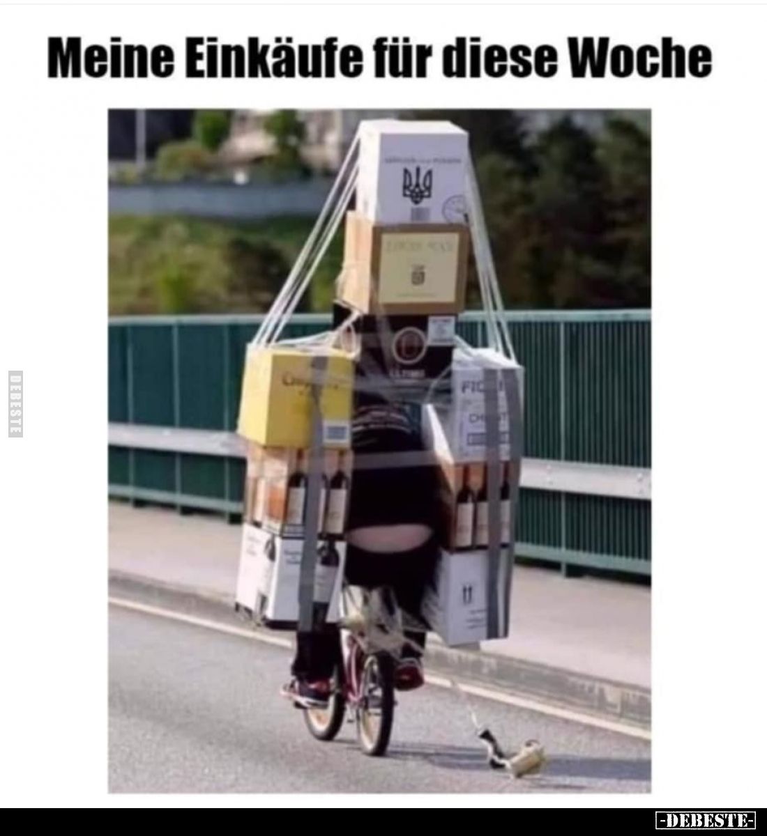 Meine Einkäufe für diese Woche.