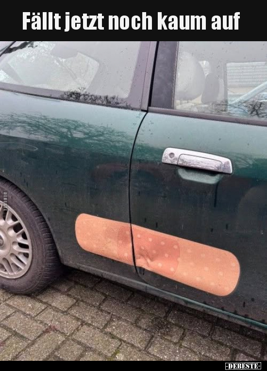 Fällt jetzt noch kaum auf