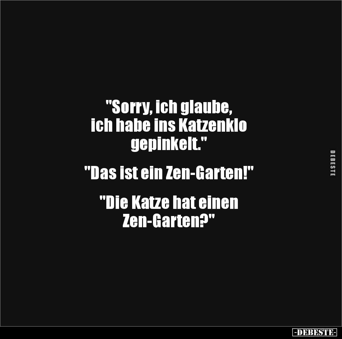 "Sorry, ich glaube, ich habe ins Katzenklo.." - Lustige Bilder | DEBESTE.de