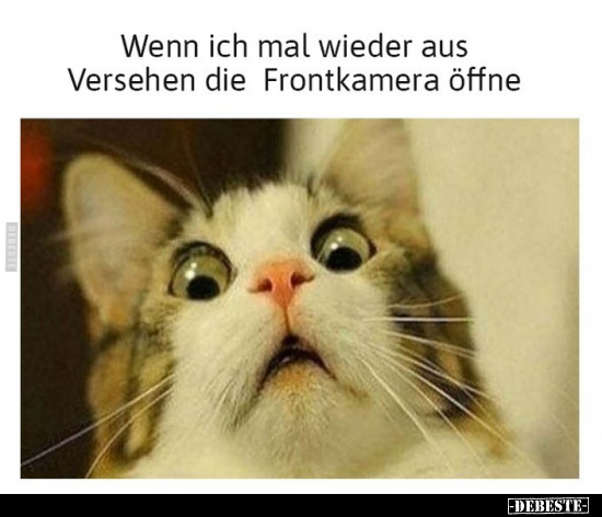 Wenn ich mal wieder aus Versehen die Frontkamera öffne.. - Lustige Bilder | DEBESTE.de