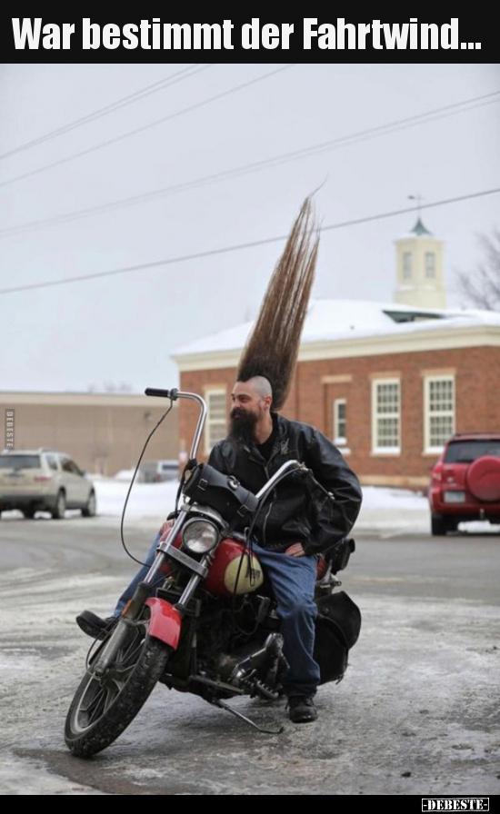 War bestimmt der Fahrtwind...