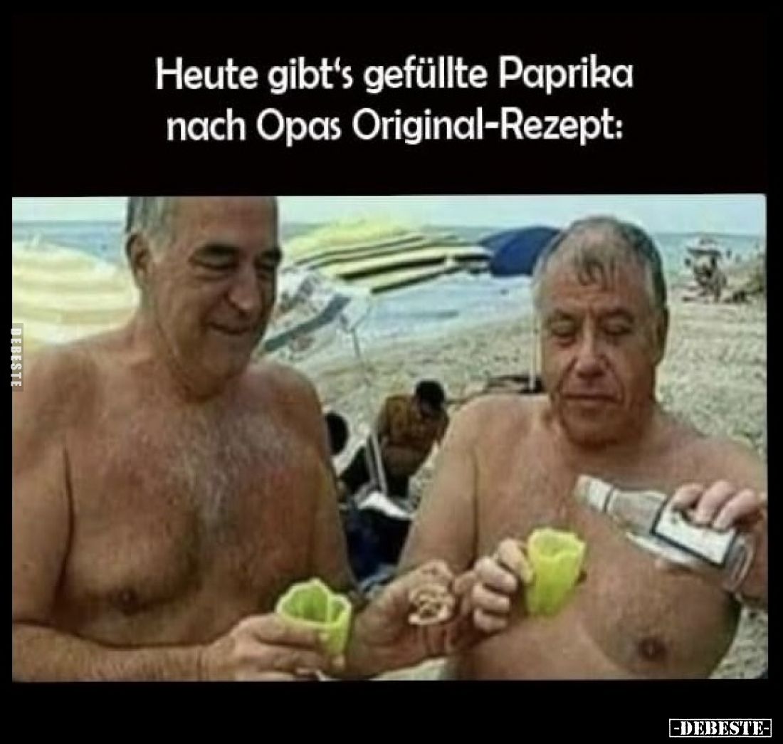Heute gibt's gefüllte Paprika nach Opas Original-Rezept: