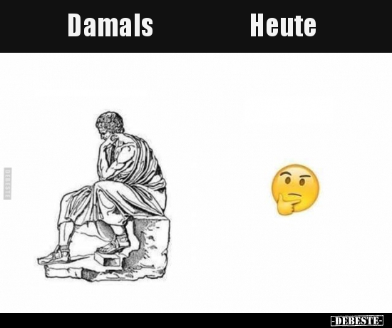 Damals / Heute..