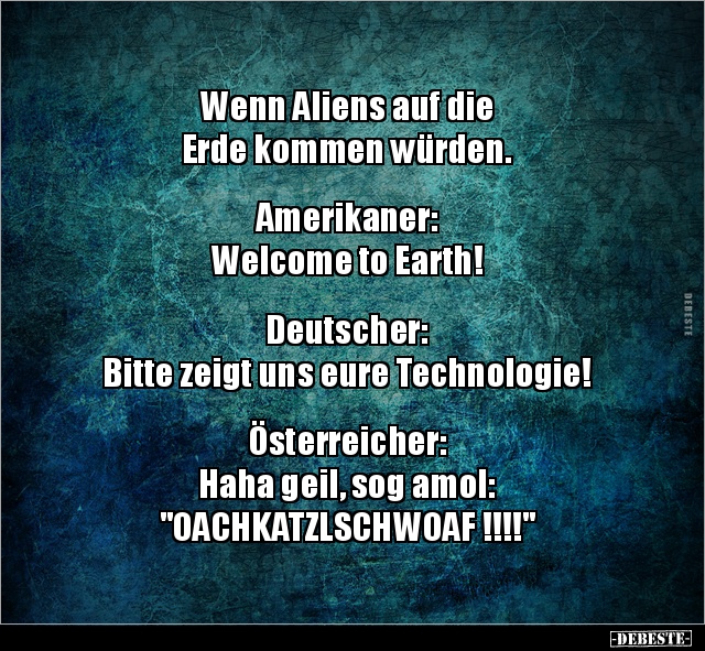 Wenn Aliens auf die Erde kommen würden.. - Lustige Bilder | DEBESTE.de