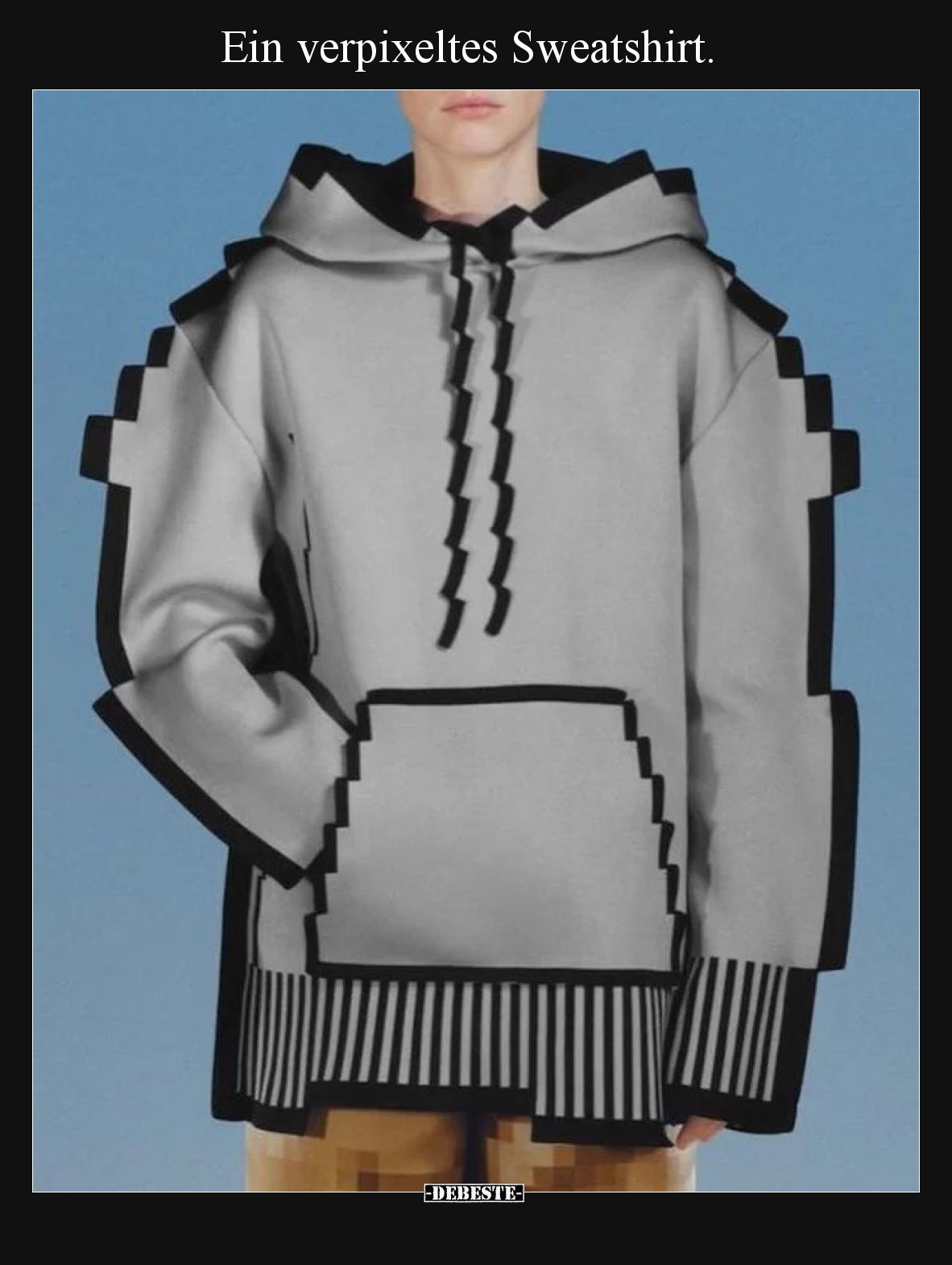 Ein verpixeltes Sweatshirt... - Lustige Bilder | DEBESTE.de