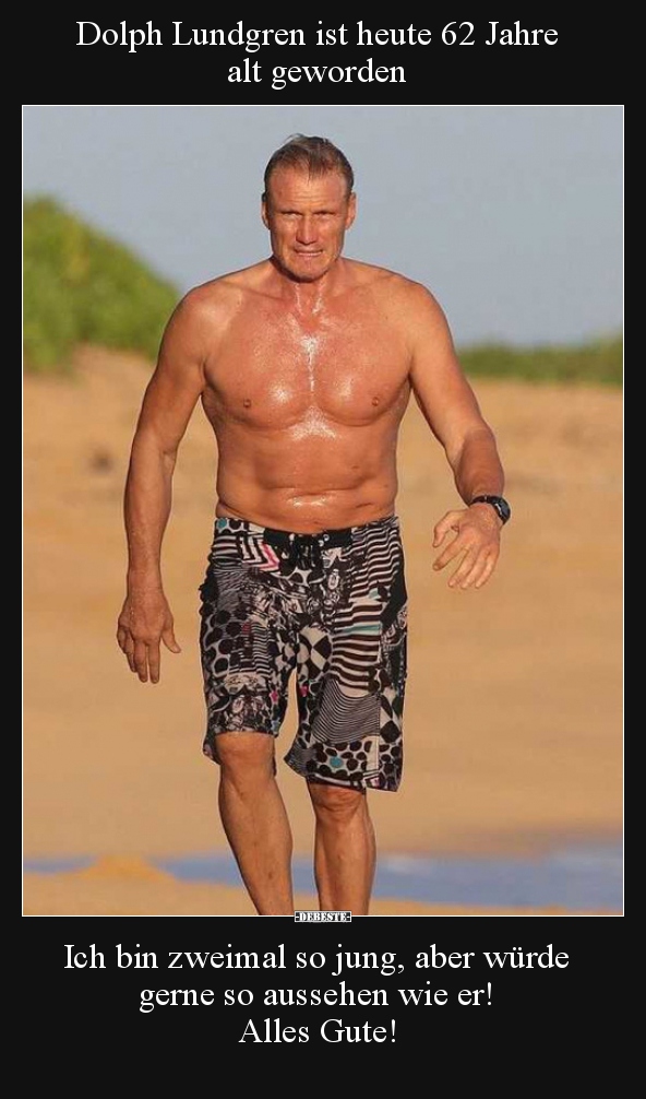 Dolph Lundgren ist heute 62 Jahre alt geworden..