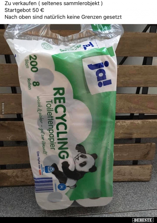 Zu verkaufen (seltenes sammlerobjekt) Startgebot 50 €..