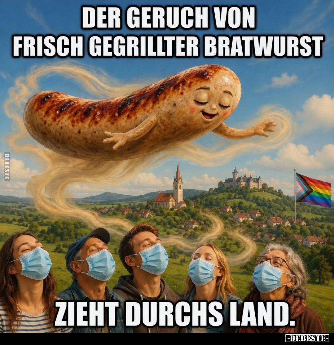 Der Geruch von frisch gegrillter Bratwurst zieht durchs Land.