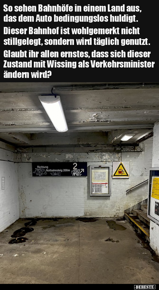 So sehen Bahnhöfe in einem Land aus.. - Lustige Bilder | DEBESTE.de