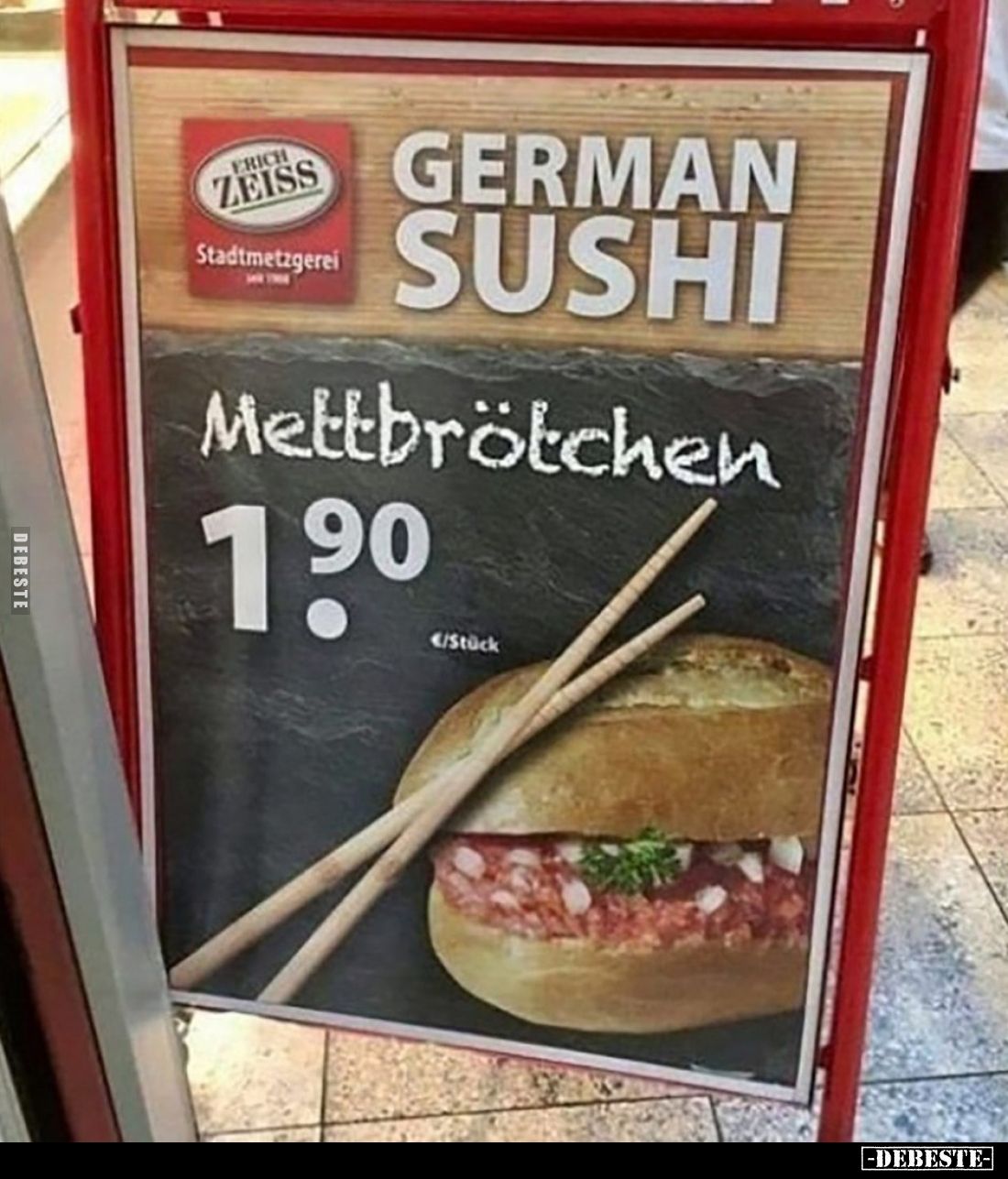 Mettbrötchen.