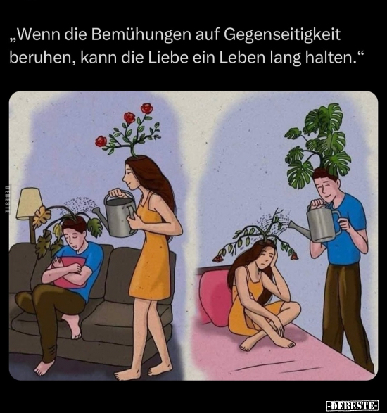 "Wenn die Bemühungen auf Gegenseitigkeit beruhen.." - Lustige Bilder | DEBESTE.de