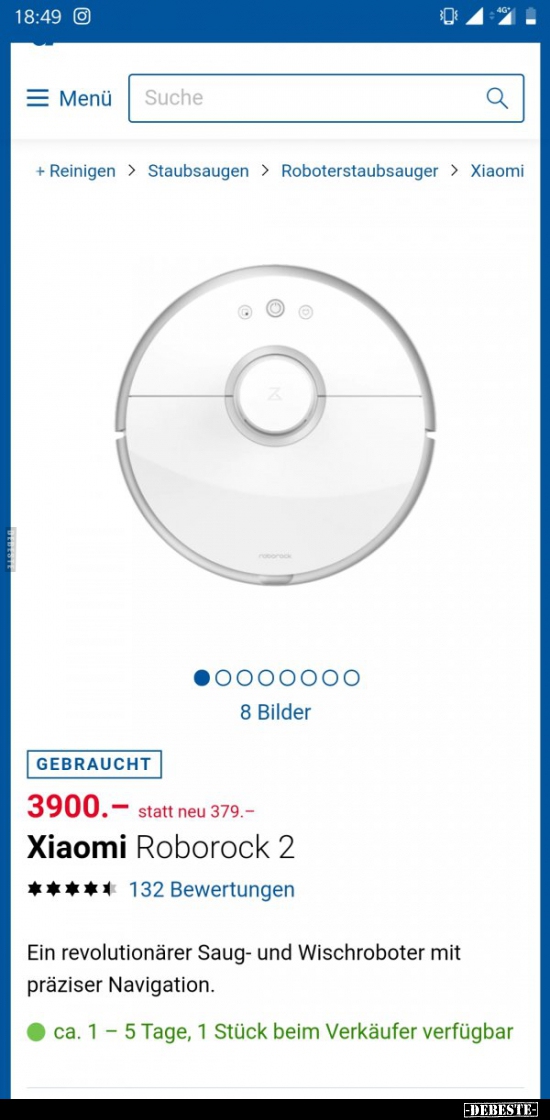 Einmaliges Schnäppchen und erst noch gebraucht..