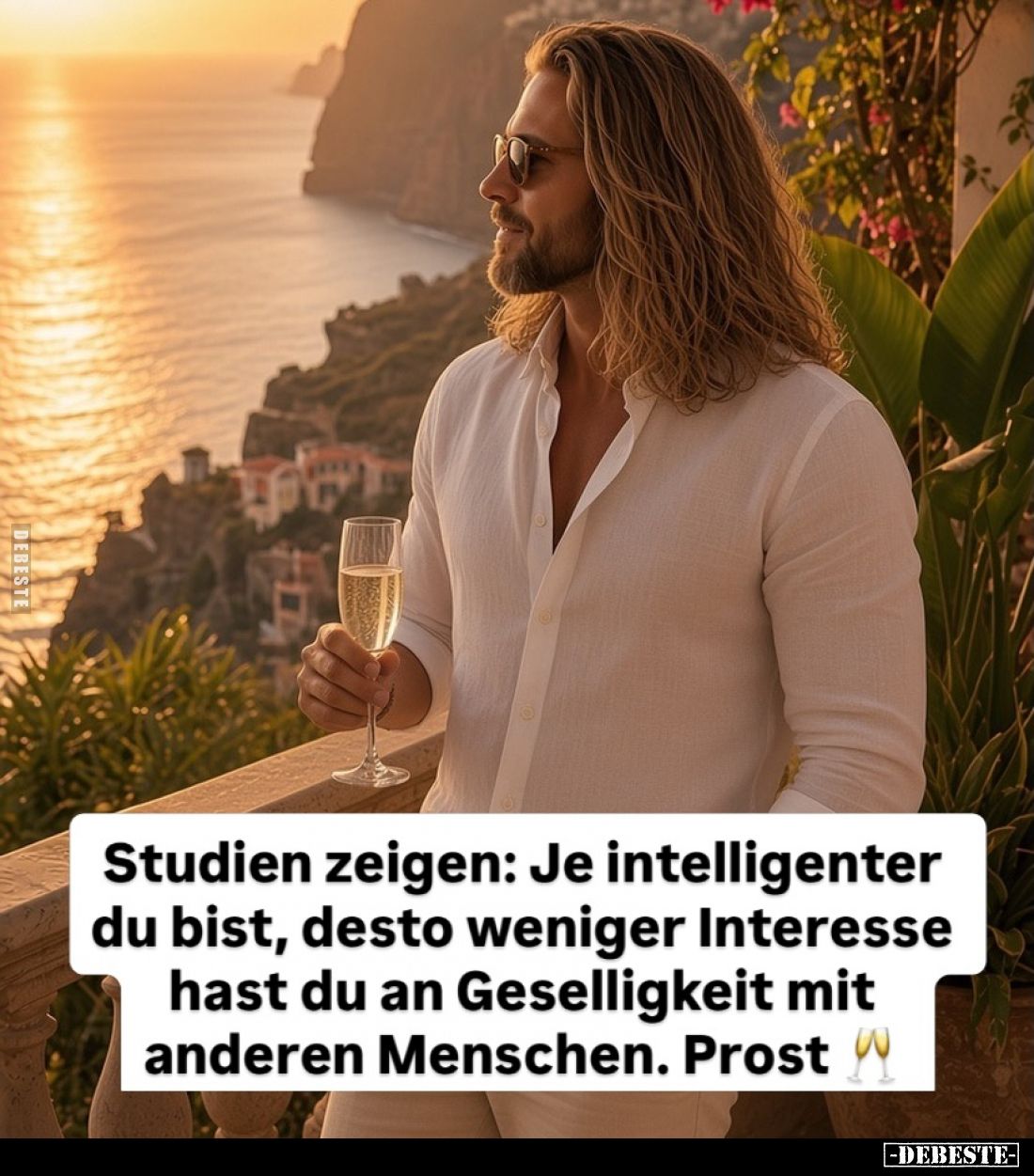 Studien zeigen: Je intelligenter du bist, desto weniger Interesse hast du an Geselligkeit mit anderen Menschen. Prost