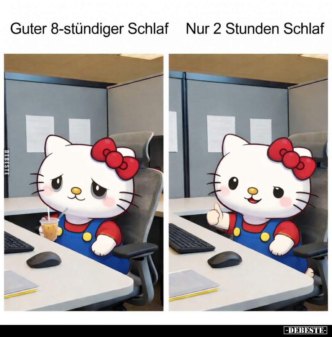 Guter 8-stündiger Schlaf
-
Nur 2 Stunden Schlaf