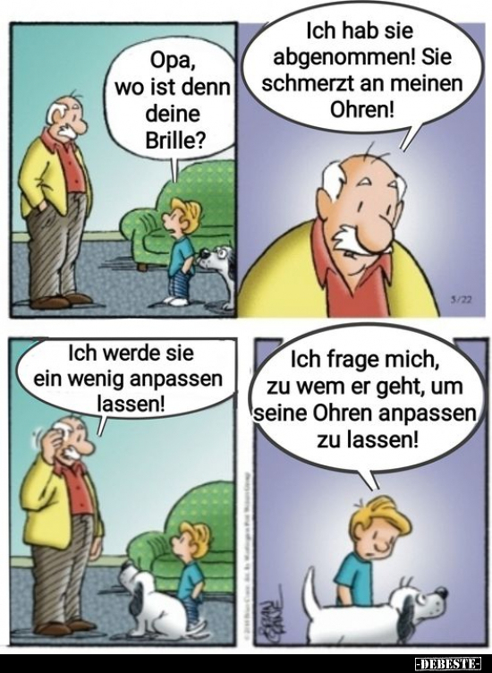 Opa, wo ist denn deine Brille?.. - Lustige Bilder | DEBESTE.de