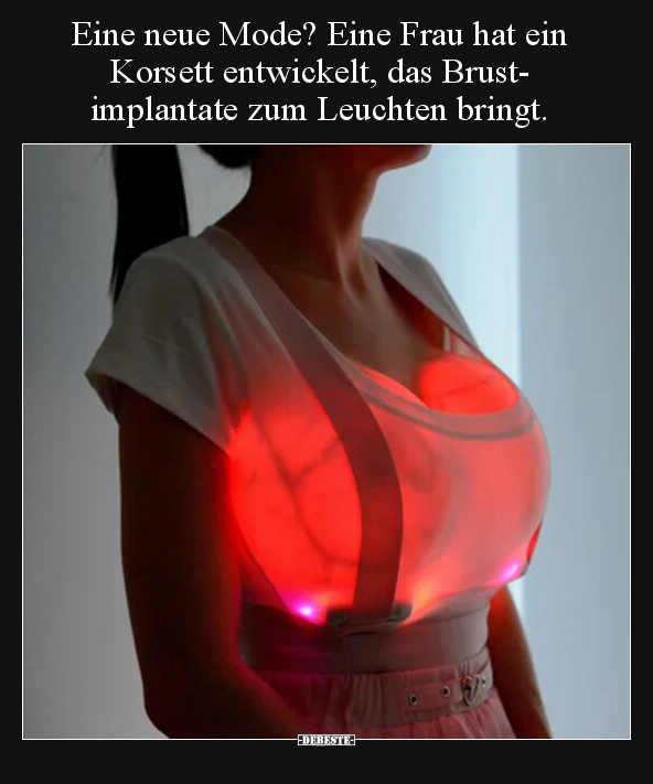 Eine neue Mode? Eine Frau hat ein Korsett entwickelt, das.. - Lustige Bilder | DEBESTE.de