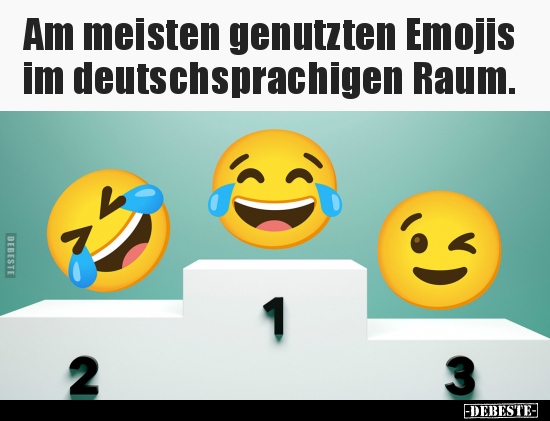 Am meisten genutzten Emojis im deutschsprachigen Raum... - Lustige Bilder | DEBESTE.de