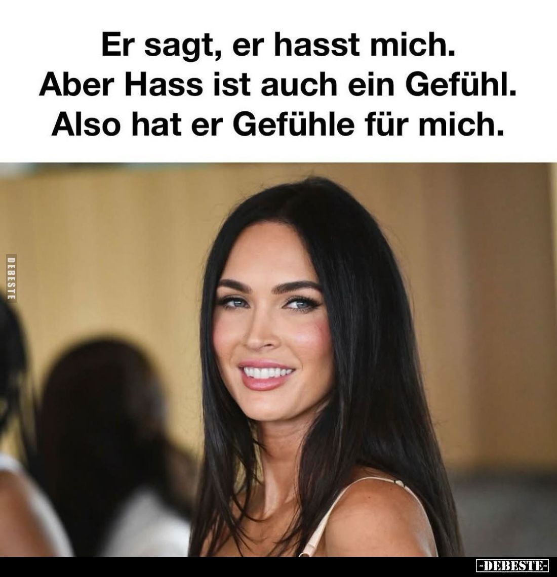 Er sagt, er hasst mich. Aber Hass ist auch ein Gefühl.. - Lustige Bilder | DEBESTE.de