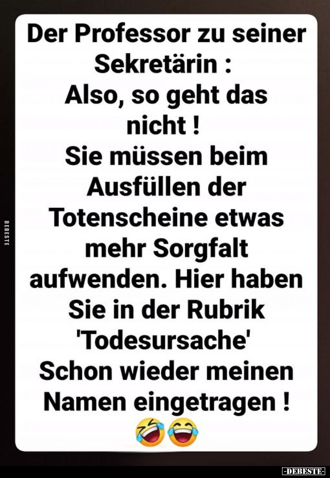 Der Professor zu seiner Sekretärin: Also, so geht das.. - Lustige Bilder | DEBESTE.de