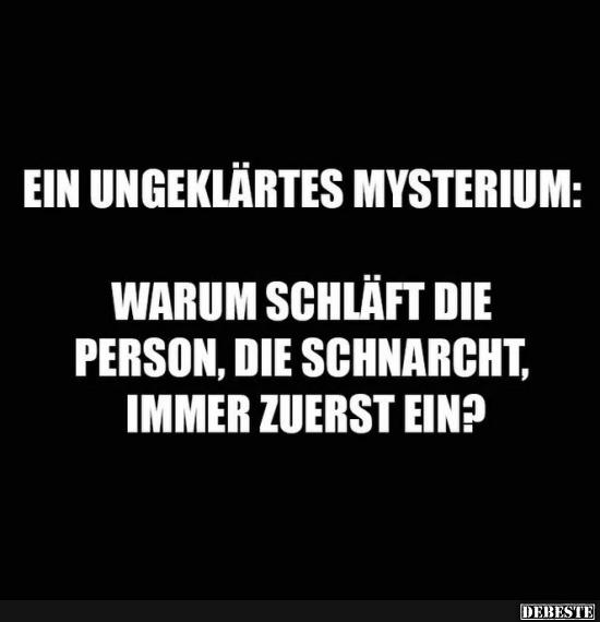 Ein ungeklärtes Mysterium..