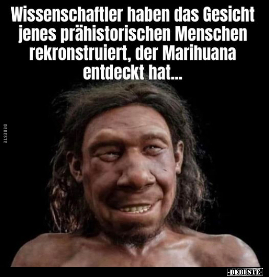 Wissenschaftler haben das Gesicht jenes prähistorischen.. - Lustige Bilder | DEBESTE.de