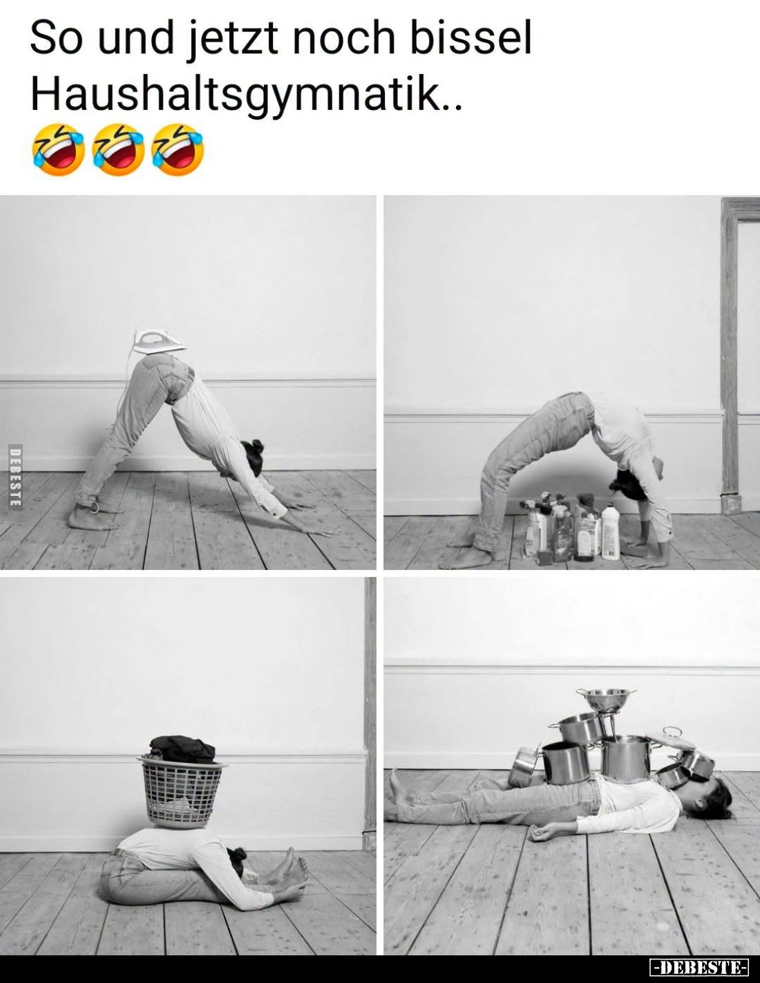So und jetzt noch bissel Haushaltsgymnatik..