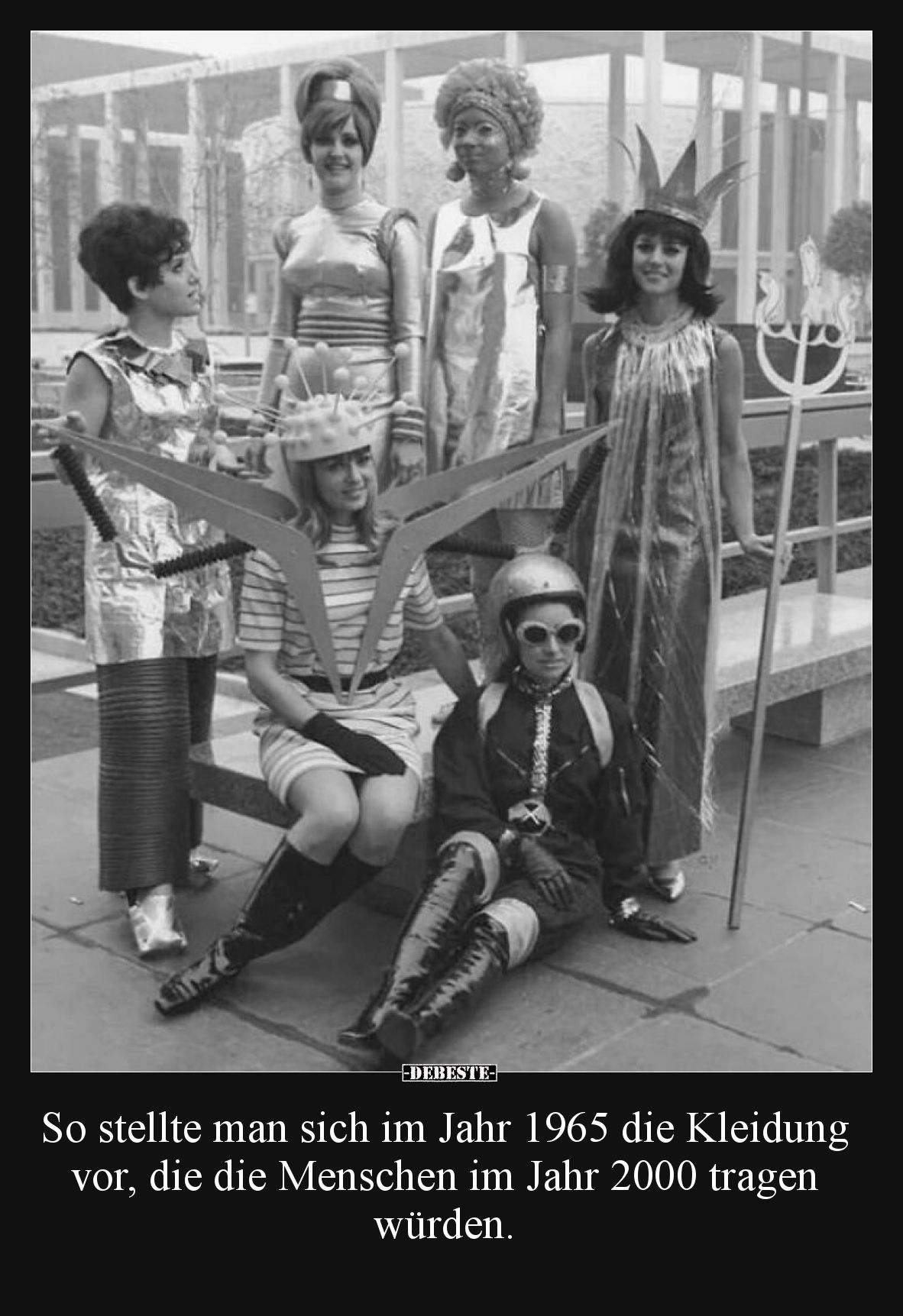 So stellte man sich im Jahr 1965 die Kleidung vor, die die.. - Lustige Bilder | DEBESTE.de