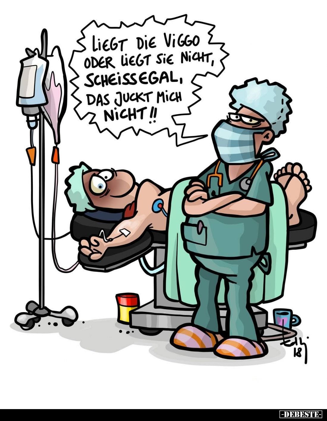 Liegt die Viggo oder liegt sie nicht, scheiß egal, das juckt mich nicht!!