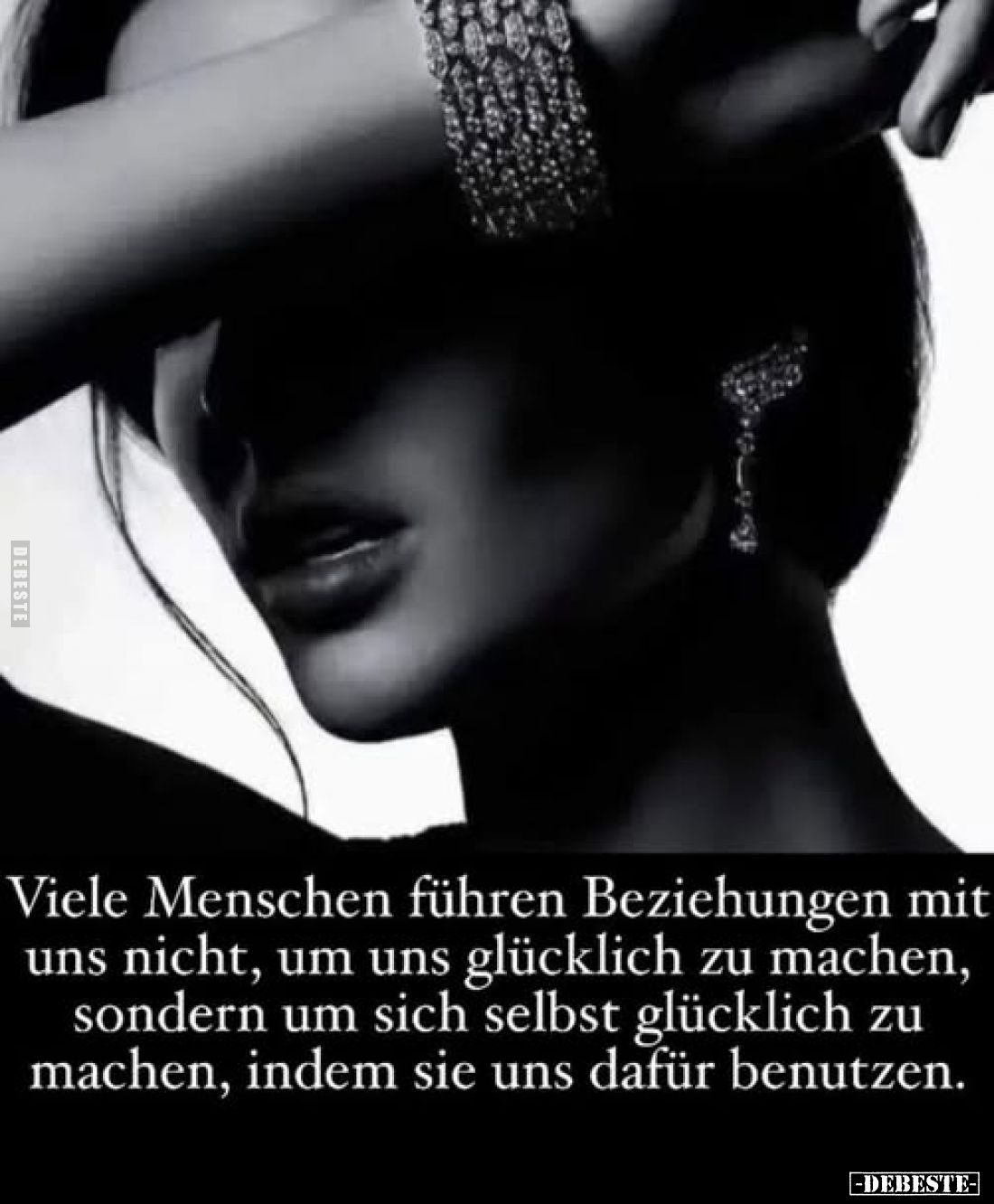 Viele Menschen führen Beziehungen mit uns nicht, um uns.. - Lustige Bilder | DEBESTE.de