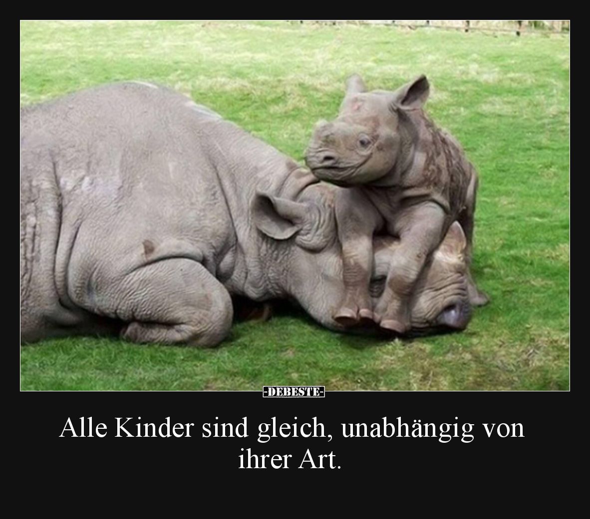 Alle Kinder sind gleich, unabhängig von ihrer Art... - Lustige Bilder | DEBESTE.de
