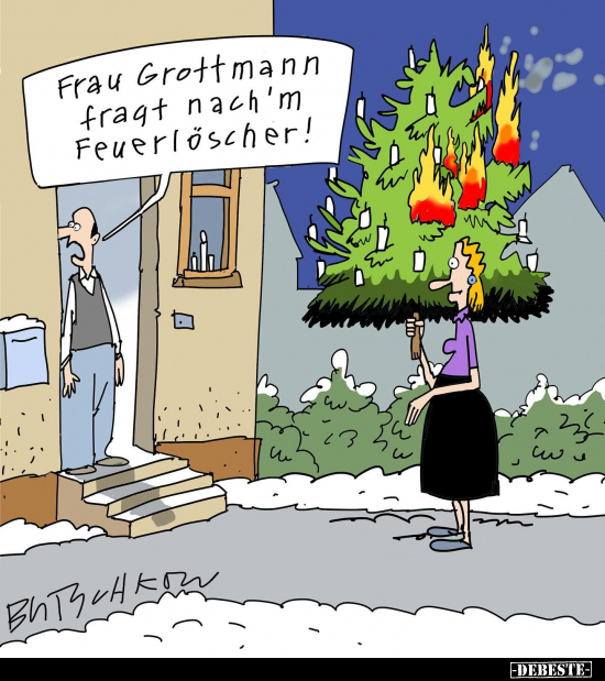 Frau Grottmann fragt nach'm Feuerlöscher!.. - Lustige Bilder | DEBESTE.de